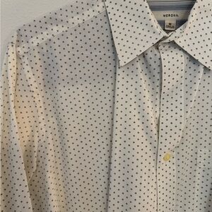 Men's white Polka Dot Shirt by Michael Kors